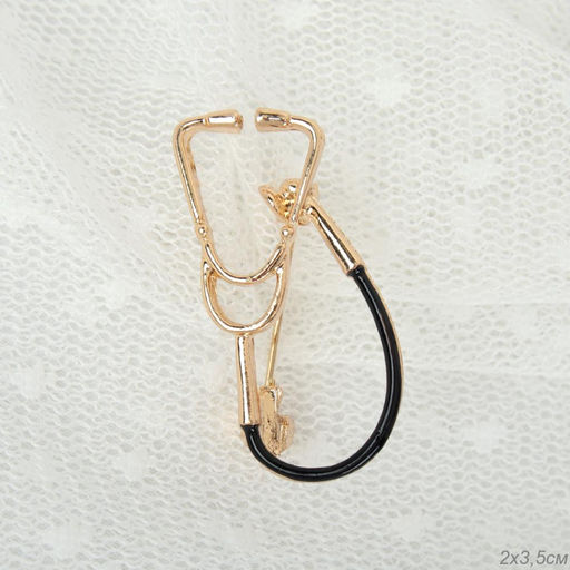 Брошь Стетоскоп / 2053 /уп 24/