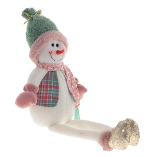 Игрушка набивная "Снеговик", L21 W10 H72/23 см, 2в.
