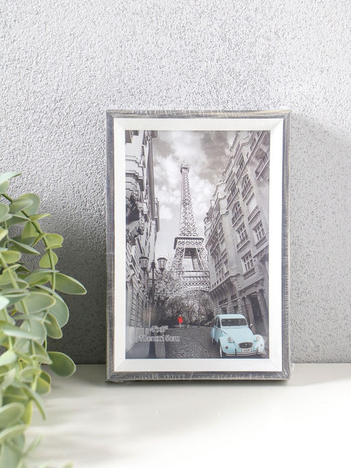 Фоторамка для фото 10×15 см «Данте», пластик, чёрный состаренный, 16×10.8×2.5 см