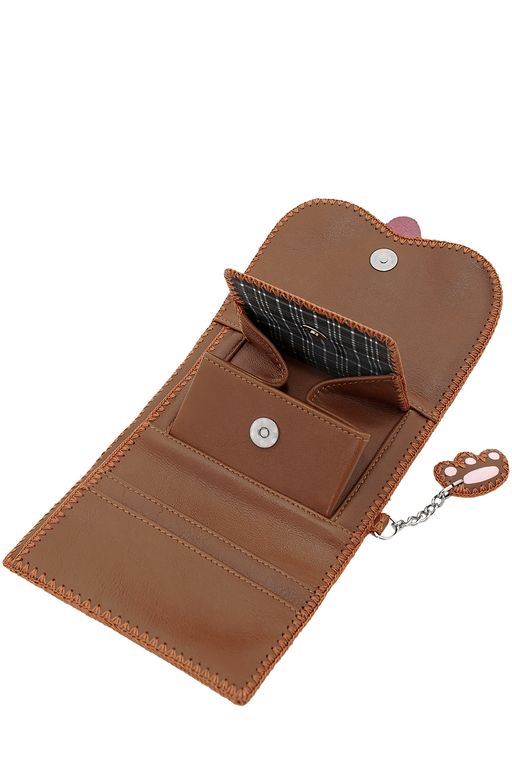 Кошелек с аппликацией ДС-2-185 рыжий - Protege фото 6