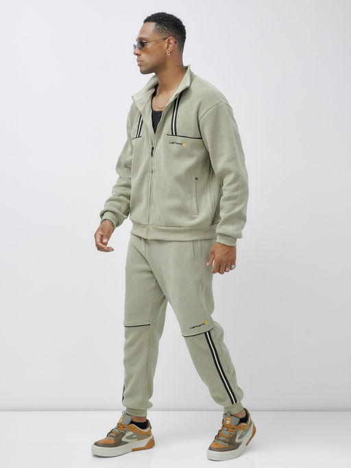 на флисе Спортивный костюм демисезонный светло-зеленого цвета - Mtforce фото 4