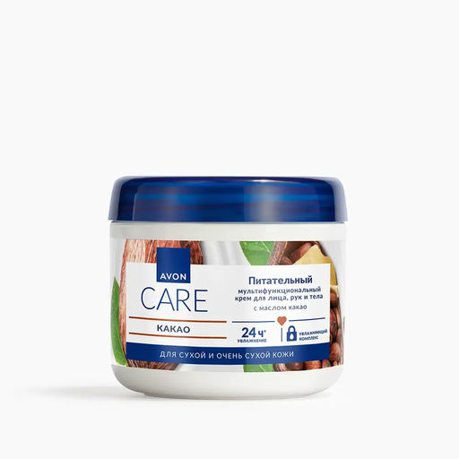 Питательный мультифункциональный крем для лица и тела с маслом какао, 400 мл - Avon фото 3