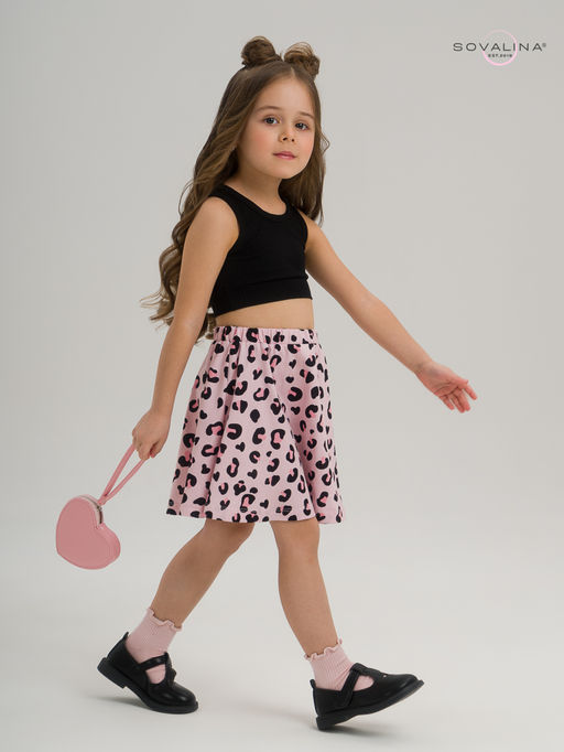 Костюм Мальвина КТ черный-нежный леопард - Sovalina фото 18