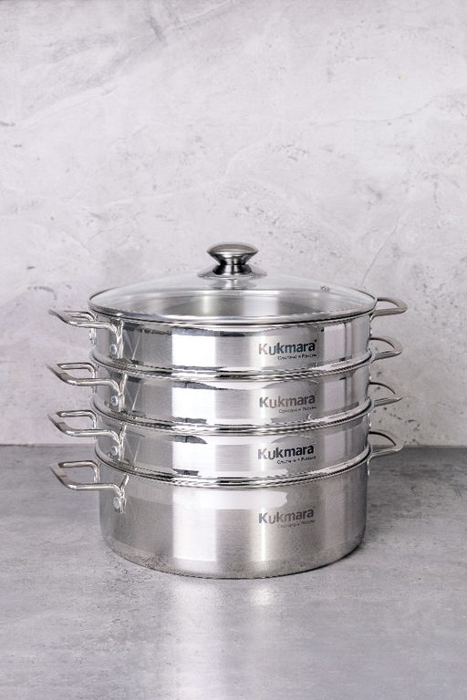 Мантоварка-пароварка Kukmara 5 л диаметр 28 см  фото 2