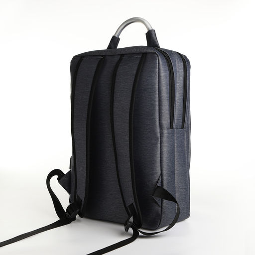 Рюкзак городской на молнии, 2 кармана, с USB, цвет серый - Simaland фото 2