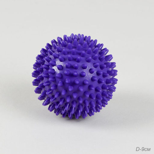 Мячик массажный Woohooo Spiny / 9 см/ фиолетовый /уп 100/