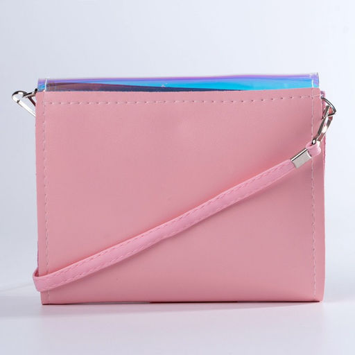 Сумка детская Зайка в юбочке на клапане, цвет сиреневый - NAZAMOK KIDS фото 3