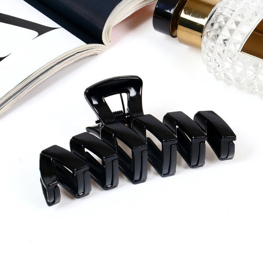 Цена за 12 шт. Крабик для волос «Джуна», зигзаг, 9.5 см, МИКС