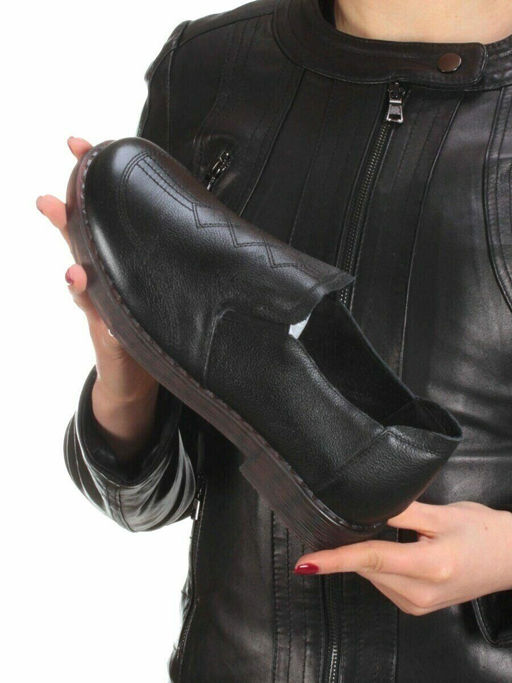 06-DCO44-1 BLACK Туфли (натуральная кожа) - No name фото 2