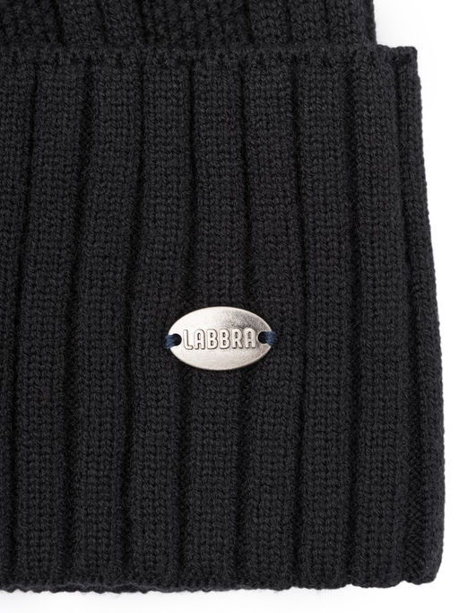 Шапка жен. виск+нейл+каш LB-A53068 black