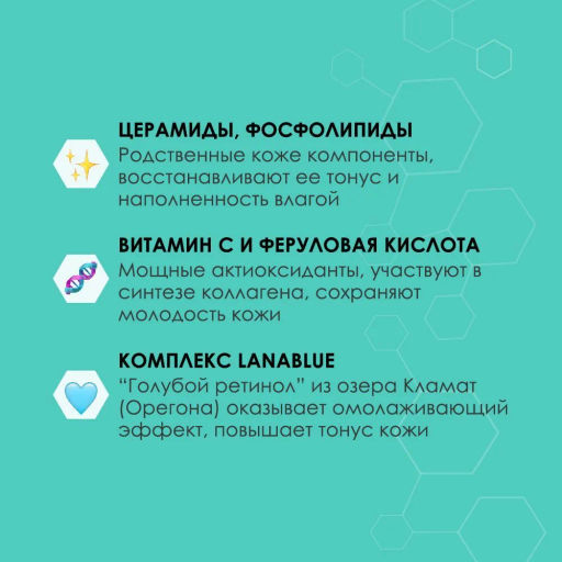 Сыворотка восстанавливающая для лица с церамидами, витамином С и феруловой кислотой 50 мл Depiltouch  фото 4