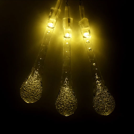 Электрогирлянда Бахрома, 3м, 96 ламп, теплый