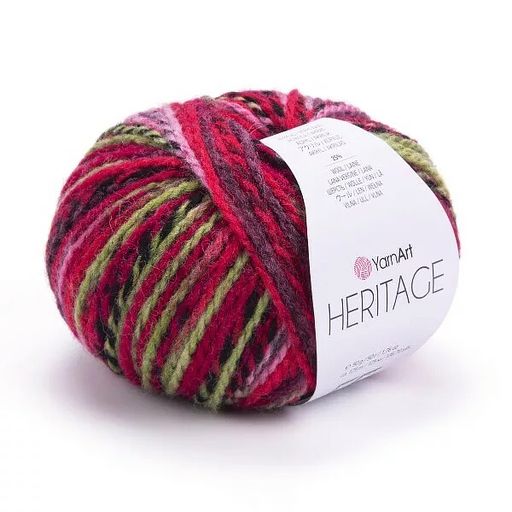 Цена за 10 мотков пряжи HERITAGE