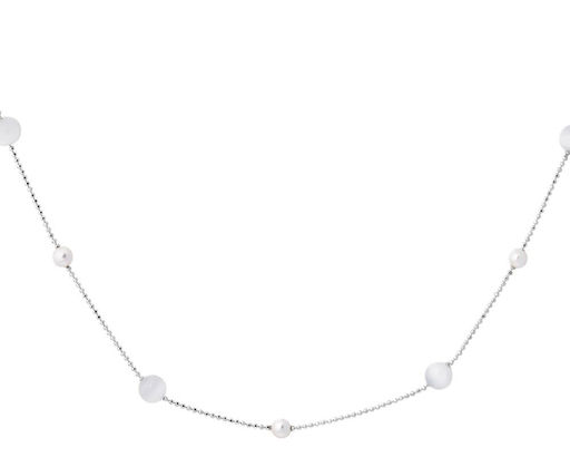 Колье, жемчуг swarovski , кошачий глаз, Z-2421