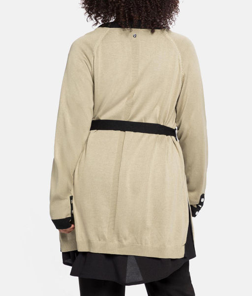 Кардиган, бежевый - Sheego фото 4