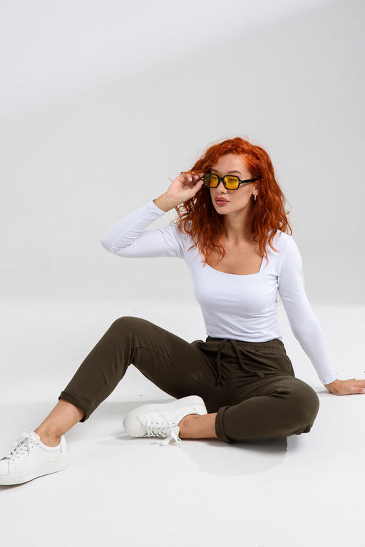 Брюки женские Натали 67168/1 из хлопка с эластаном  фото 17