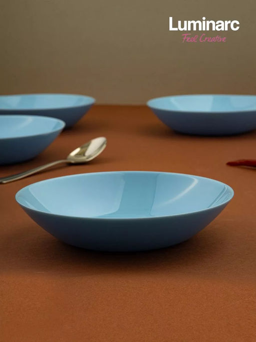 Тарелка суповая ДИВАЛИ ПАРАДАЙЗ БЛЮ 20см 1шт арт.V5829 /Люминарк/ - Luminarc фото 7