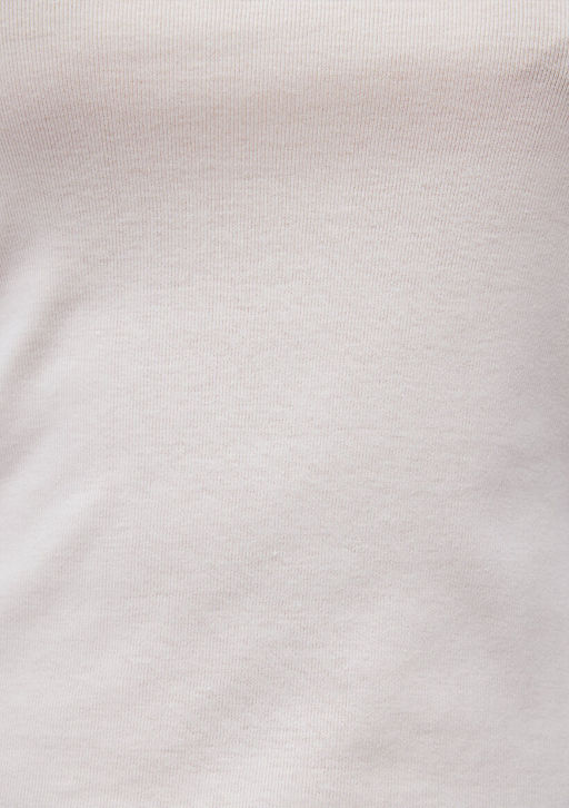 S?rt Bask?l? Beyaz Tisort - Mavi фото 6