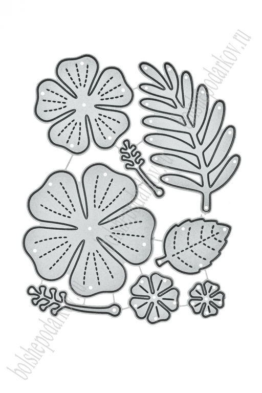 Форма для вырубки "Цветочек" 9,5*11,5 см (SF-7793) №92