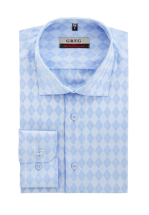 Сорочка мужская длинный рукав GREG 223/191/461/Z  фото 7