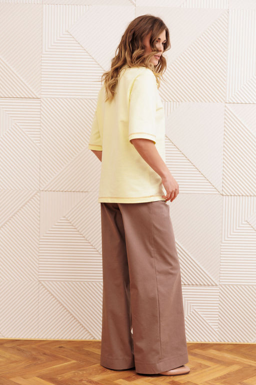 Костюм Gizart 5383 сливочное масло, капучино  фото 2