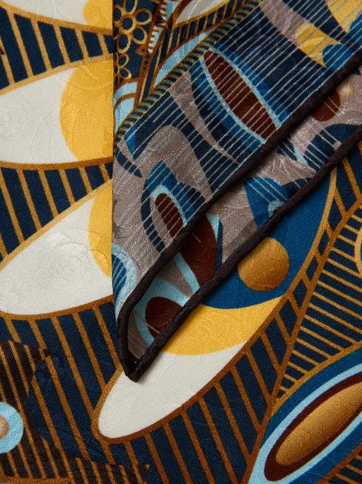 Платок жен. шелк 90х90 B06-8518-17