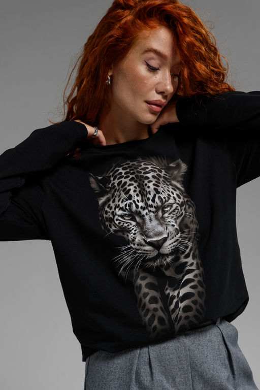 8513 Футболка с длинным рукавом женская