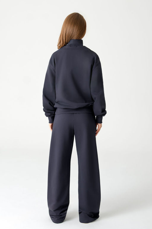 Арт. 2-542/2 Костюм женский с брюками 44-50 (4 шт) Цвет:Антрацит - Калинка фото 3