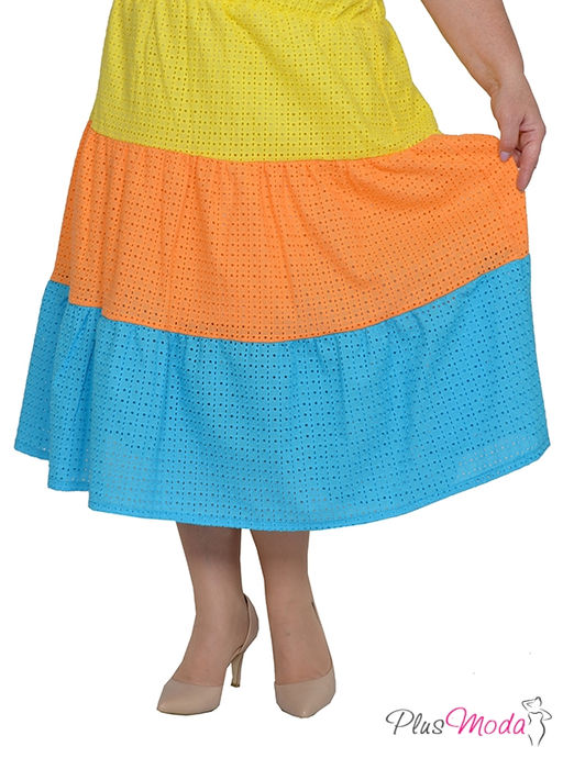 Юбка Модель №1643 размеры 44-84 - Plusmoda фото 3