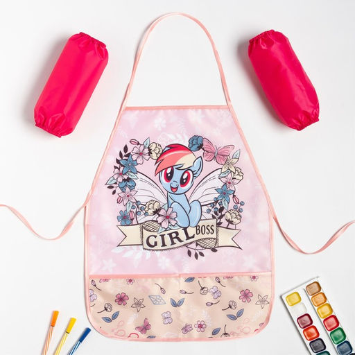 Фартук с нарукавниками детский Fairy forest, My Little Pony, 49×39 см