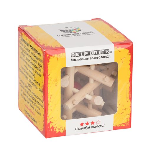 DELFBRICK DLS-13 Головоломка деревянная 1 шт 12 сестер 24 элемент