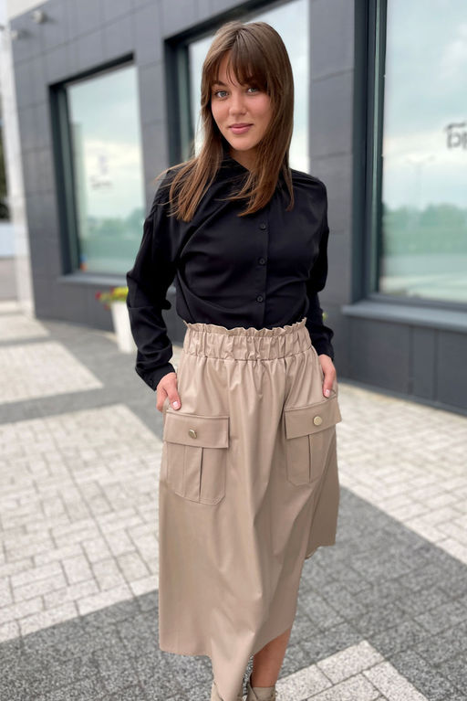 Юбка Rumoda 2143 бежевый  фото 4