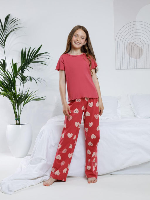 МП 1659/вишня 1633 Н112 пижама для дев - Crockid фото 5