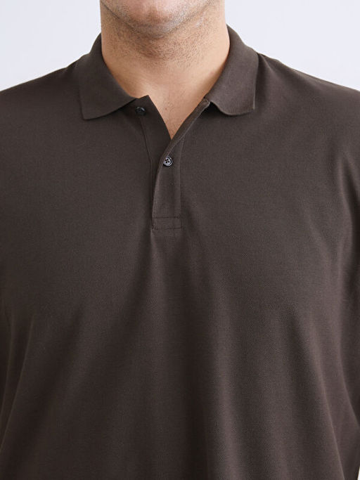 B?y?k Beden Polo Yaka Pike Erkek Ti??rt