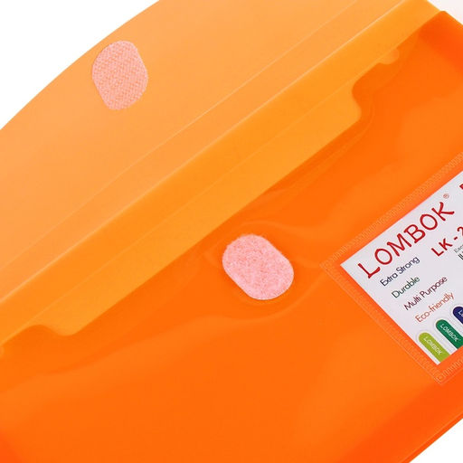 Цена за 12 шт. Папка-конверт на липучке А65, 180 мкр, с расширением, карман для визиток, МИКС - Simaland фото 9