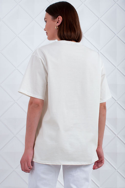 Арт. 3186 Футболка женская 42-48 - 5+3 фото 3