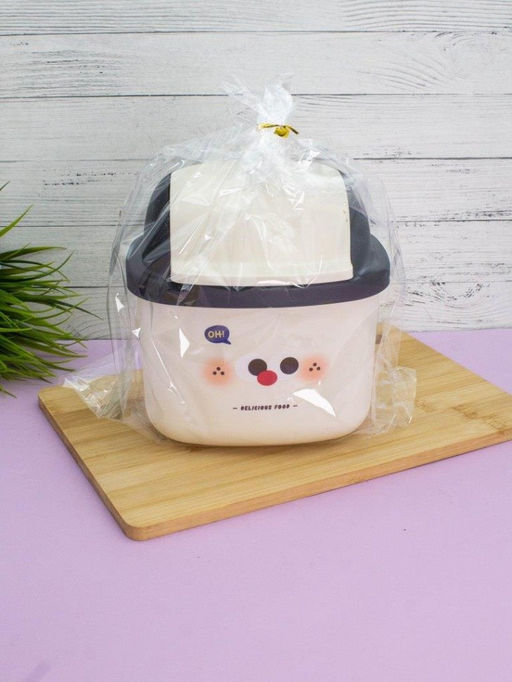 Мусорное ведро настольное Delicious food, white (17*16.5 см)