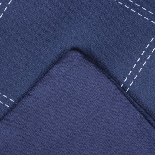 Постельное бельё Этель дуэт Cage: dark blue, 143х215 см-2шт, 215х240 см, 50х70+3 см-2 шт, мако-сатин, 114г/м2  фото 14