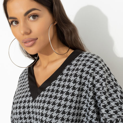 Свитшот свободного силуэта Весьма изящна (black) - Charutti фото 9