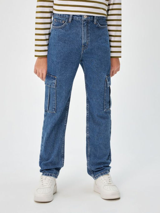 20130440003, Брюки джинсовые детские для мальчиков Factum синий - Acoola фото 2