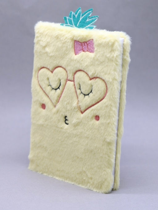 Блокнот плюшевый Pineapple кiss (21,5*14,5 см)