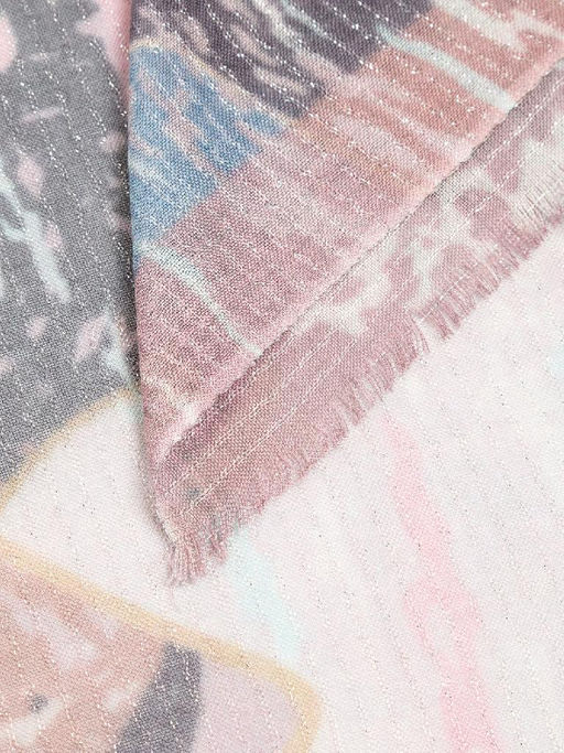 Палантин жен. шерсть+шелк+люр 70х180 S55-8260-05 - Eleganzza фото 4