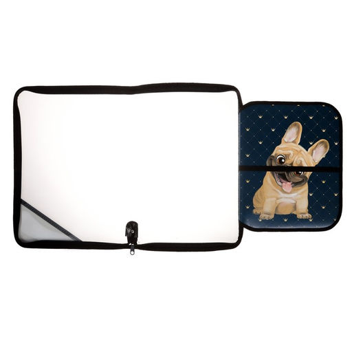 Папка для труда, А4, пластиковая, 23×32.5×2.5 см «Бульдожка»