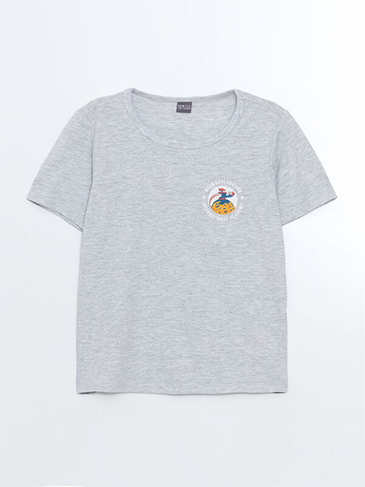 Bisiklet Yaka Erkek ?ocuk ?ortlu Pijama Tak?m?