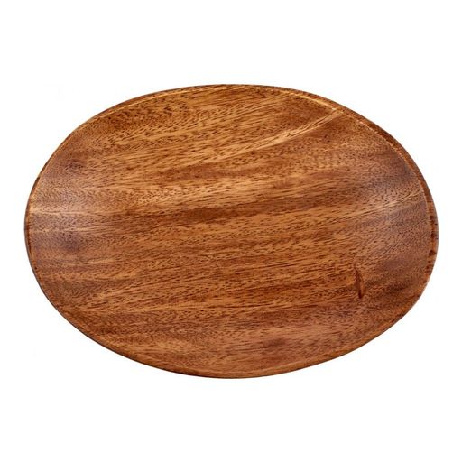 Блюдо сервировочное Walmer Organic, 18х12 см, цвет темное дерево  фото 3