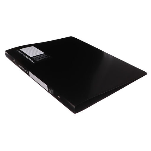 Папка на 4 кольцах А3, Calligrata TOP, 27 мм, 800 мкм, вертикальная, чёрная