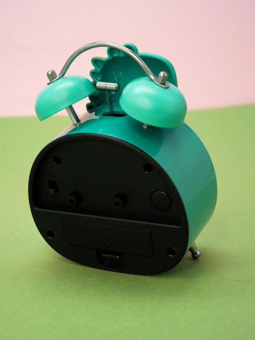 Часы-будильник Dino, dark green