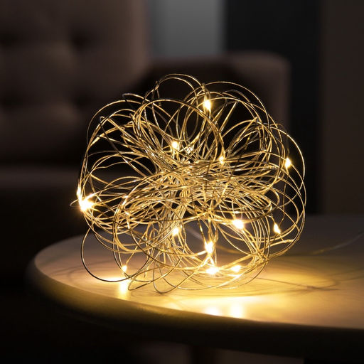 Светодиодная фигура «Облачко» 15 см, 15 LED, батарейки ААx2 (не в комплекте), свечение теплое белое - Luazon lighting фото 2