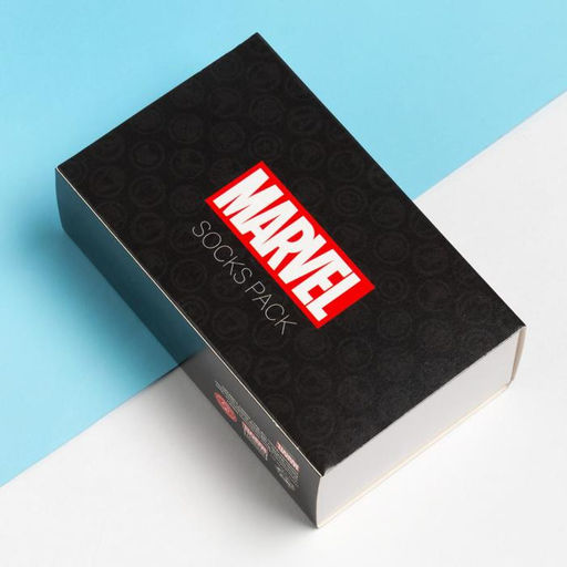 Цена за 2 шт. Набор носков "MARVEL", Мстители, 2 пары, 23-25 см