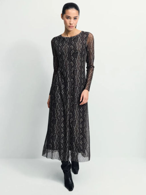 Платье миди с принтом / Zarina